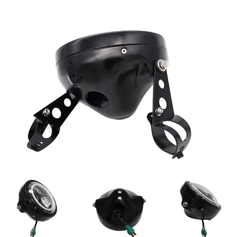 

7 inch housing Motorcycle Accessories Round Ring Bucket LED Headlight Housing Cover House Brackets for Harley Motorcycle