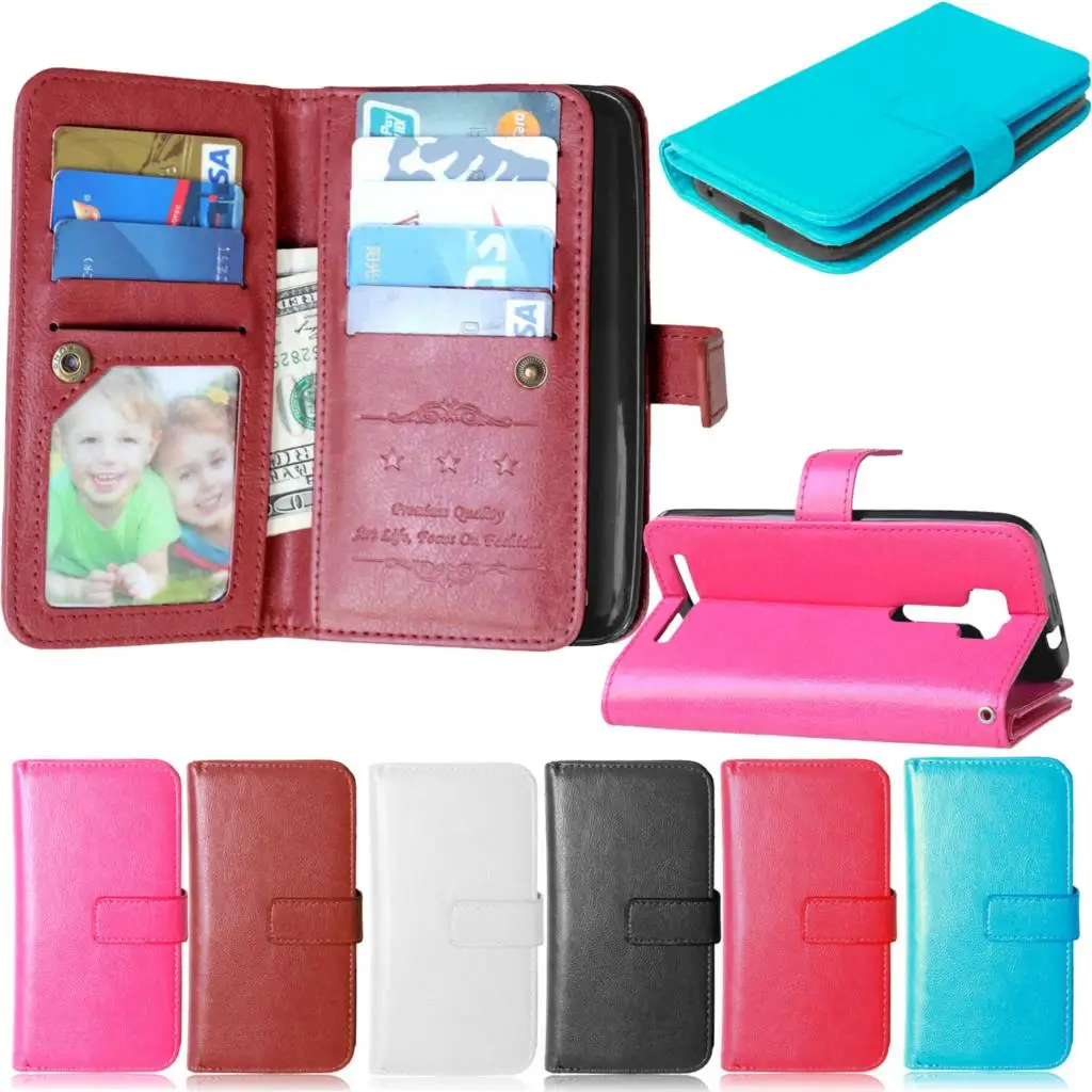 

Luxury Wallet Flip PU Leather Case Cover For Asus Zenfone 2 Laser ZE500KL ZE500KG Case Cell Phone Back Cover With Card Holder