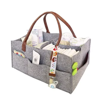 

Portable Baby Diaper Caddy Tote Nappy Basket Stroller Organizer Diaper Storage Bin for Car Travel Outdoor Organizer Bags