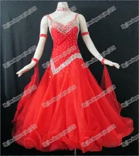 New Competition ballroom Standard dance dress,juvenile dance clothing, women dress,Salsa dance dress,Tango dance dress