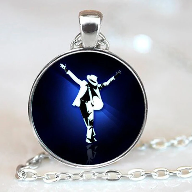 Классическая Подвеска Michael Jackson moonwalk ожерелье для фанатов любимый бренд