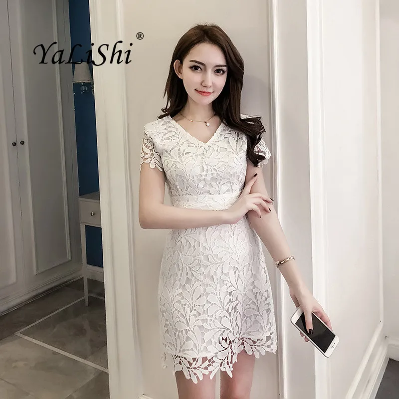 mini lace bodycon dress