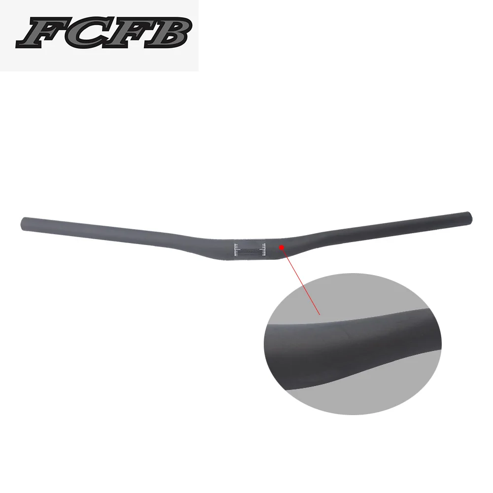 

2017 FCFB ud 3K mountain handlebar flat bar rise bar green bar size 600-700mm bike parts carbon parts cycling accessories
