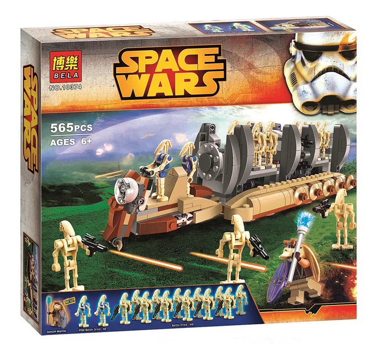 

Compatible With Legoe Space wars Building Blocks Bricks Battle Droid Troop Carrier Building Blocks Bricks Toys Action Figures