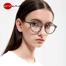 UVLAIK, Ретро стиль, круглые очки, оправа для женщин,, высокое качество, Ретро стиль, цветок, оправа для очков, близорукость, оправа для очков