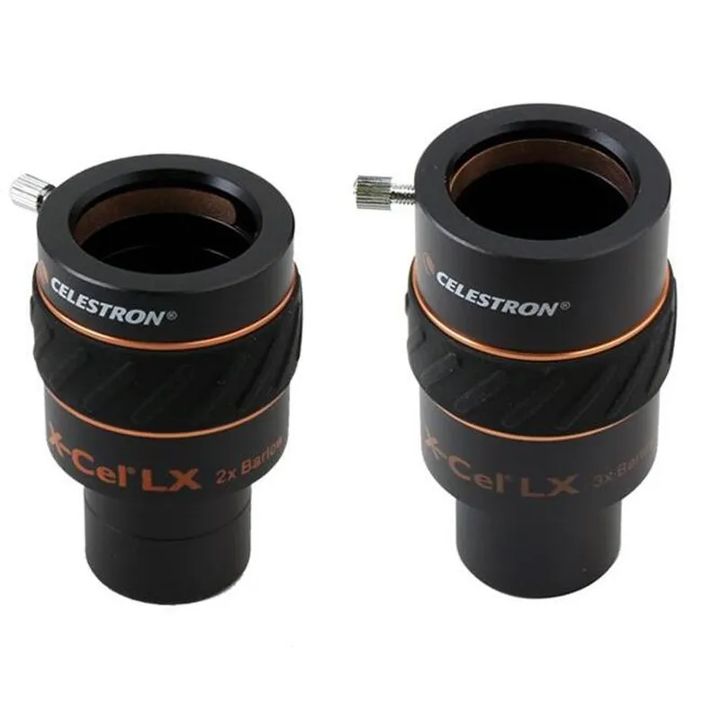 Celestron X-Cel LX 1,2" 2x/3x линза Барлоу Высокая мощность полностью многослойная оптика астрономический телескоп аксессуары для окуляра