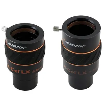 

Celestron X-Cel LX 1.25" 2x / 3x Barlow Lens High Power Fully Multi-Coated Optics Astronomical Telescope Eyepiece Accessories