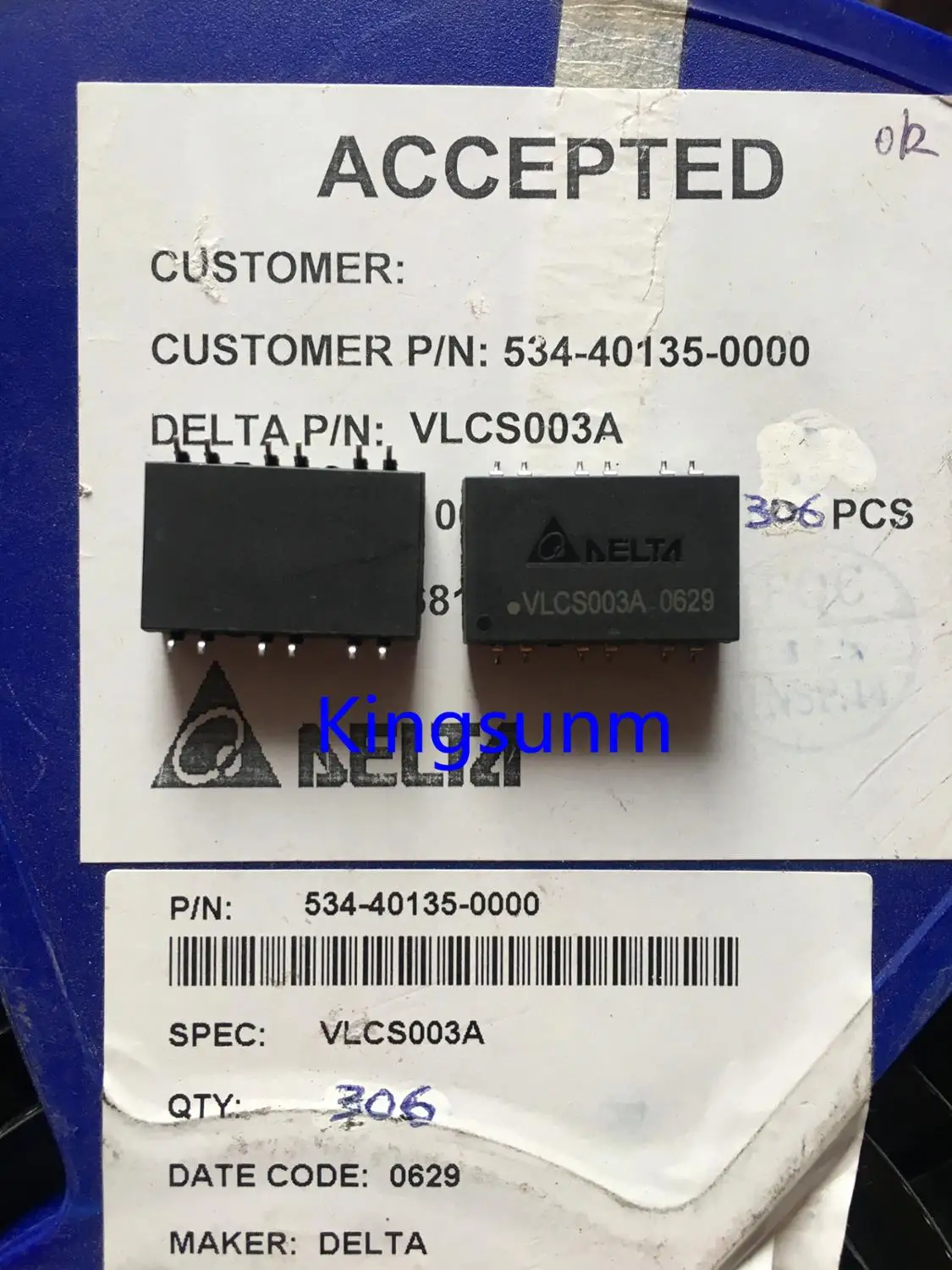 

Free shipping 10pcs VLCS003A DELTA