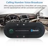 Bluetooth Hands free Car Kit Wireless Audio Receiver Speaker Phone MP3 Music Player Sun Visor Clip Multipoint Noise Cancelling ► Photo 3/6