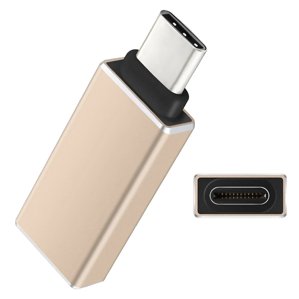 USB C Тип 3 1 A 0 тип конвертер Папа мама адаптер Золотой|Соединители| |