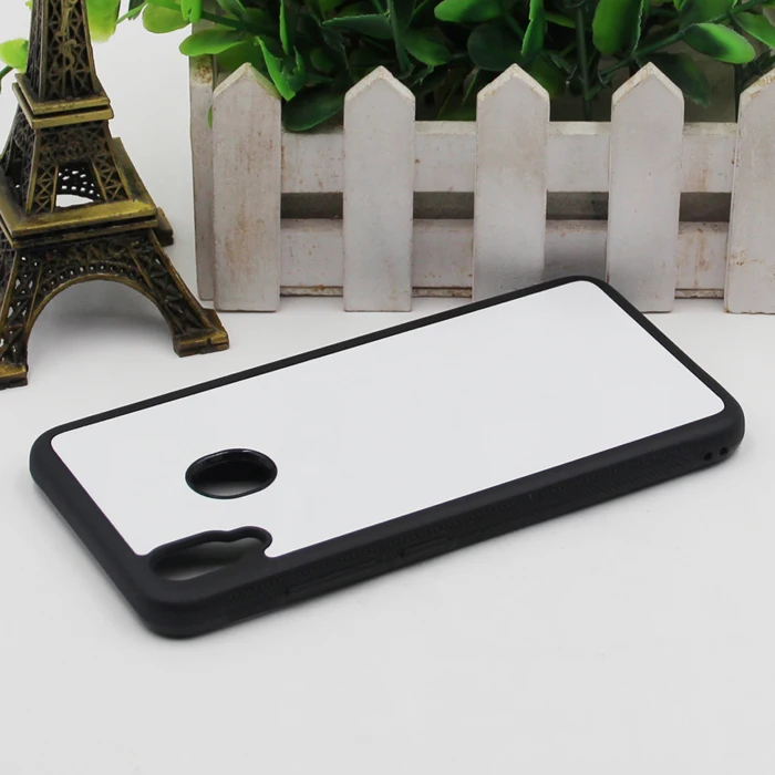 Wtsfwf DIY 2D резина для сублимации TPU+ PC пустой крышка для Vivo Y91 с Алюминий вставками на Клее 10 шт./лот