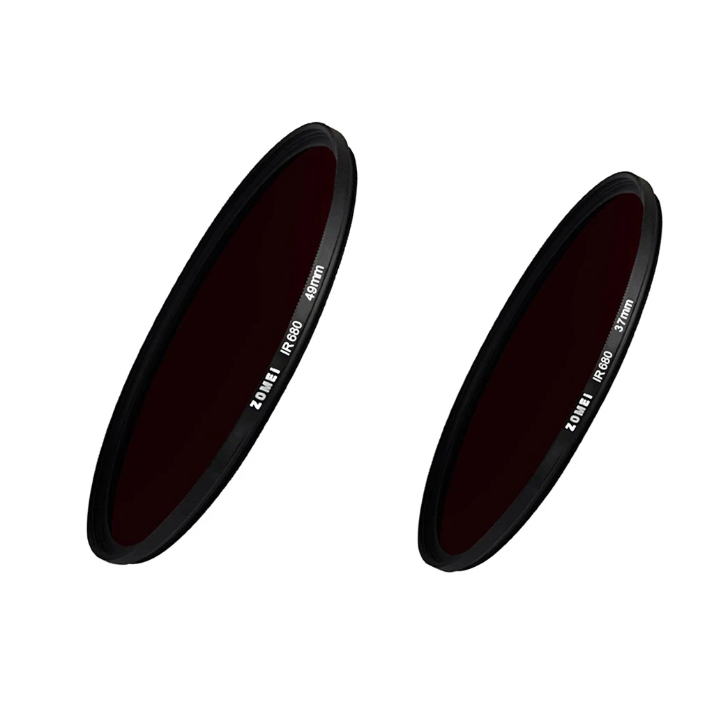 Zomei 37mm 680NM+720NM Infrared X RAY IR Filters for Camera Optical