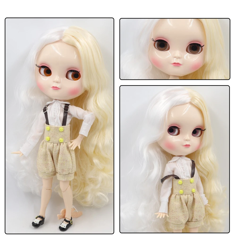 Neo Blythe Poupées cheveux multicolores Azone corps articulé 18