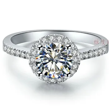 

0.5Ct Solid Gold 14k Hole Style Perfect Fine Diamond Women Anniversary Ring Perfect Design Jewelry For Female