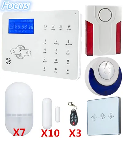ST-IIIB Focus Touch Screen Panel PSTN and GSM Smart Home Alarm Safety Alarm system with Timely arm disarm function ST-IIIB Focus Touch Screen Panel PSTN and GSM Smart Home Alarm Safety Alarm system with Timely arm disarm function