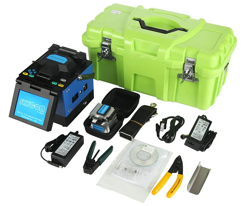 

SKYCOM T-108H Optical Fiber Fusion Splicer FTTH Fiber Optic Splicing Machine