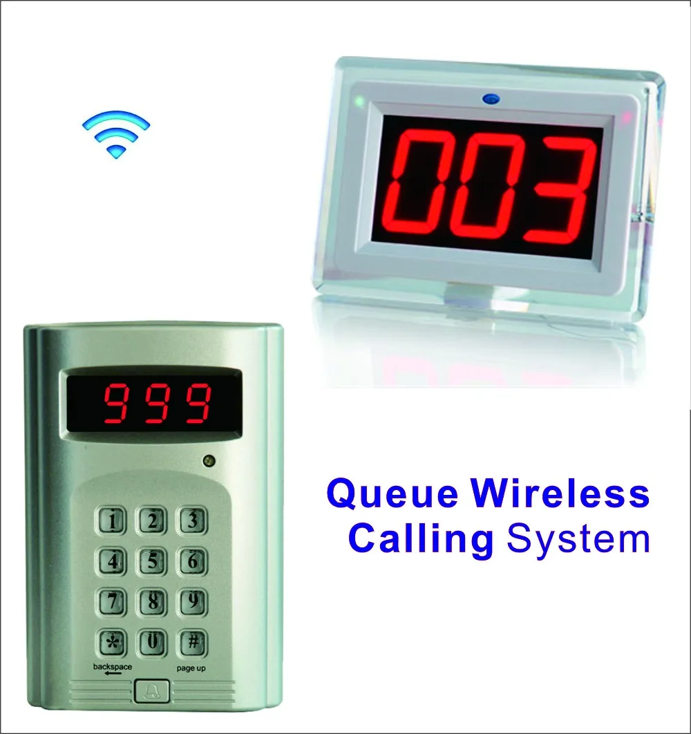 

SHIHUI 999 Channel Wireless Caller+LED Number Display Queue Wireless Calling System Restaurant Customer Service For Fast Food