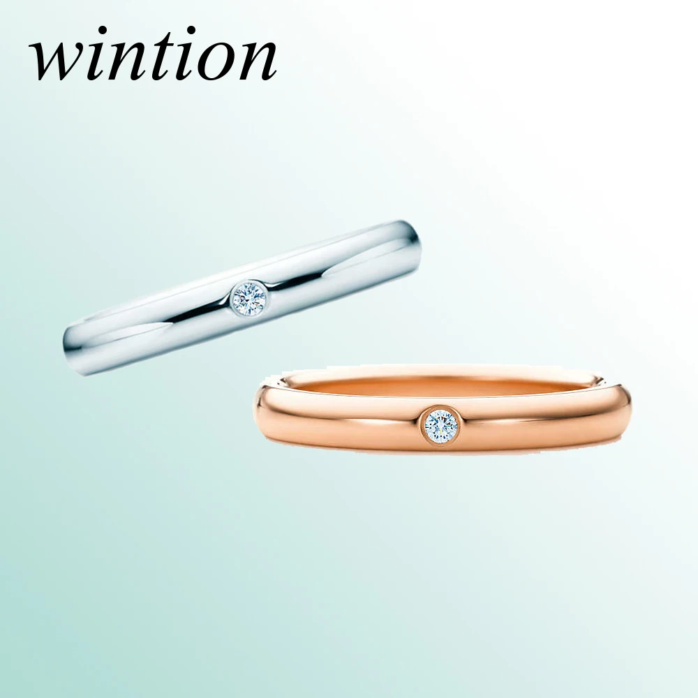 Wintion Tiff кольцо неправильной формы 1:1 Оригинал 925 стерлингового серебра женские