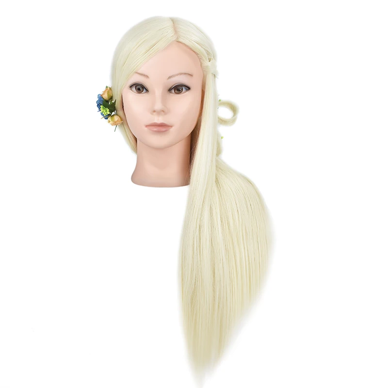 cabelo com 65cm cabelo loiro cabeça de
