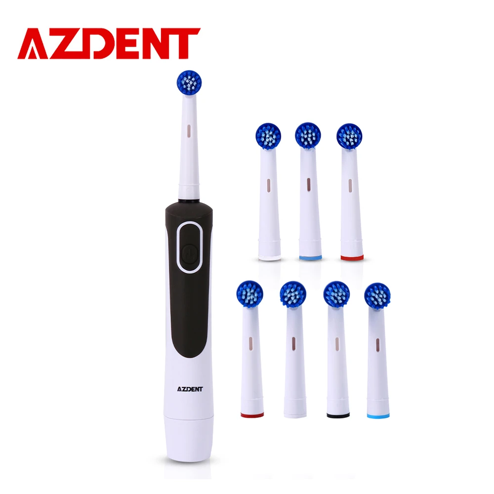 

AZDENT AZ-2 Pro Electric Toothbrush with 8 Heads Advanced Battery Power Electric Tooth Brush Deep Cleaning Waterproof Oral Care