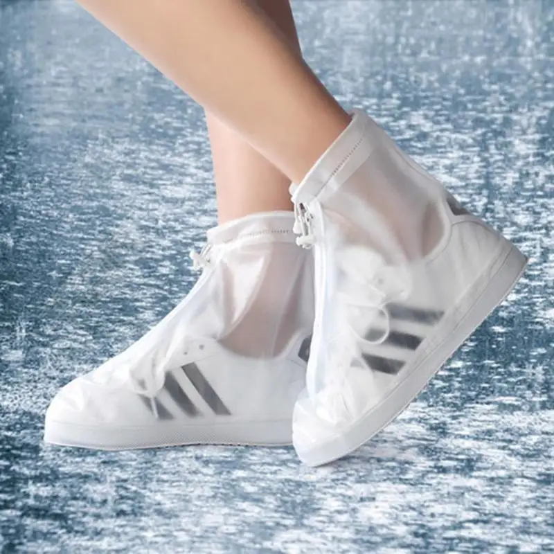 Многоразовые водонепроницаемые галоши Бахилы Обувь непромокаемые ПВХ протектор для мужчин и женщин и детей дождевик для обуви аксессуары