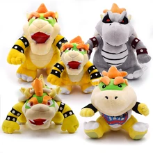 7-10″18-25CM Koopa Super Mario Plush 3D Land Bone Kubah Bowser Dragon Plush Toy Bolster Stuffed Dolls Dry Bones Free Shipping