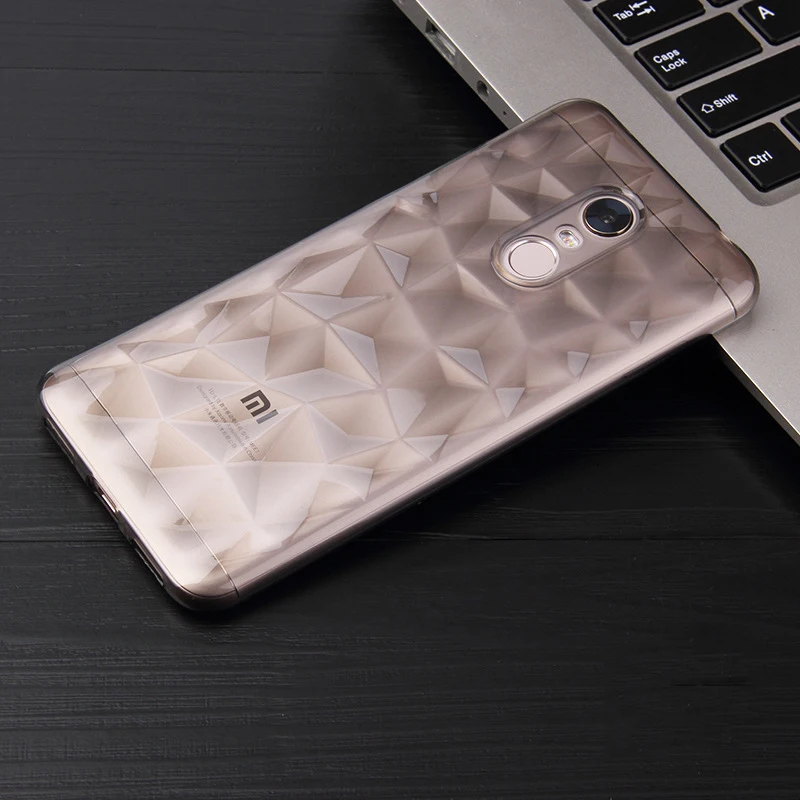 

3D Slim Clear Case For Xiaomi Mi A2 Lite 8 Redmi 6A 5 Plus 5A 4X 4A Note 5 Pro 7 6 Note 4 Global Diamond Phone Cover