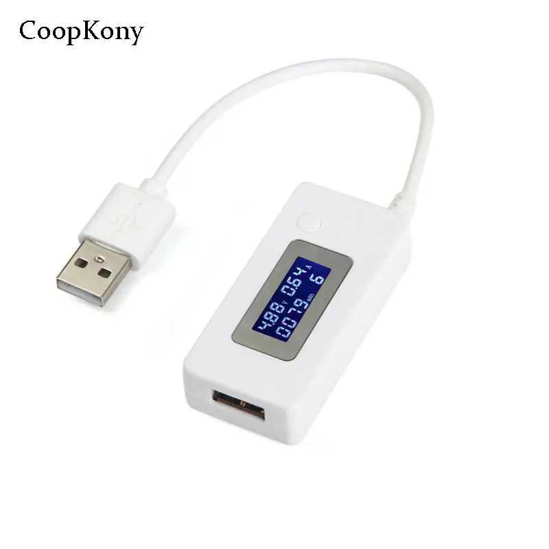

USB LCD DIY Voltmeter Charger Capacity Current Detector Voltage Tester Meter voltimetro For Cell Phone Power Bank LCD Display