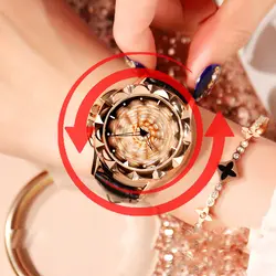 Проигрыватель браслет часы Для женщин 2019 Новое поступление кожа Наручные часы Для женщин роскошь розовое золото часы для женская одежда