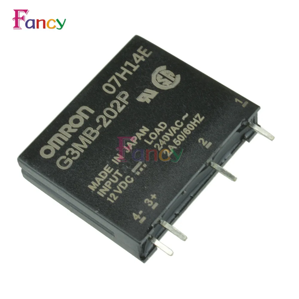 

G3MB-202P DC-AC PCB SSR In 12VDC AC 2A Out 240V Solid State Relay Module S