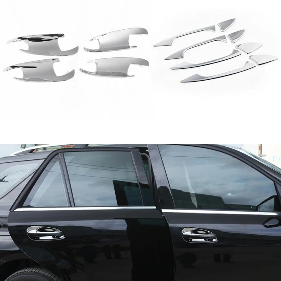 YAQUICKA Car Exterior Door Handle Bowl Cover Trim Styling Sticker For Mercedes Benz ML GLE 12-17 GL GLS 13-17 GLK Auto Accessory |