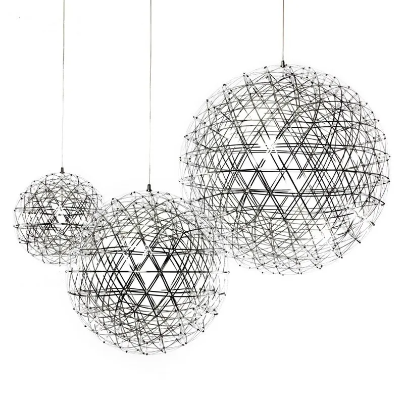 D70/80/90cm 92 leds 162 110v 240v LED round steel Pendant Lights Lamps Restaurant Bar Dining Room home D90cm hang light | Лампы и