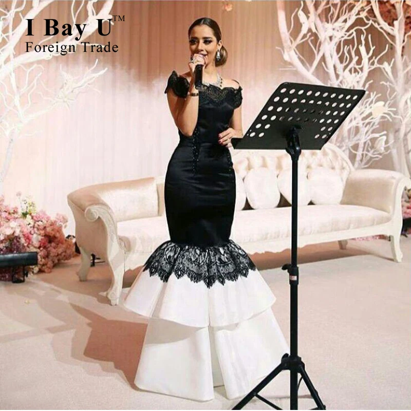Black Lace Bottom Dress
