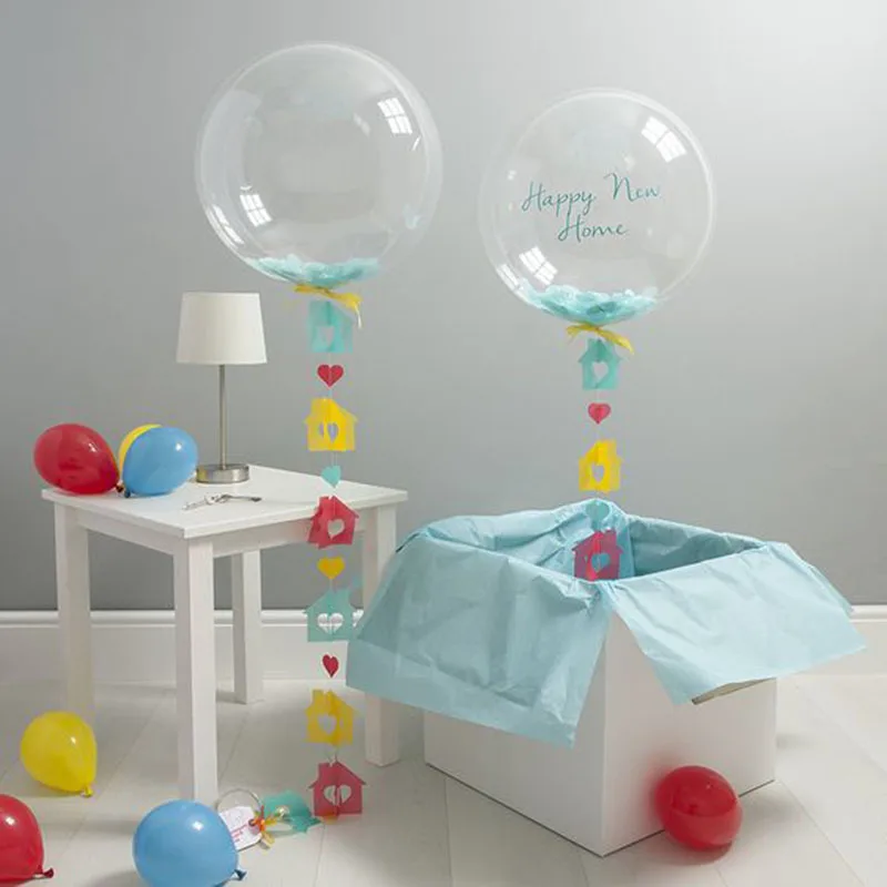 

Transparent Round Balloons Helium DIY Anniversary Wedding Home Decoration Romantic Party Globos For Valentine Surprise Balloon