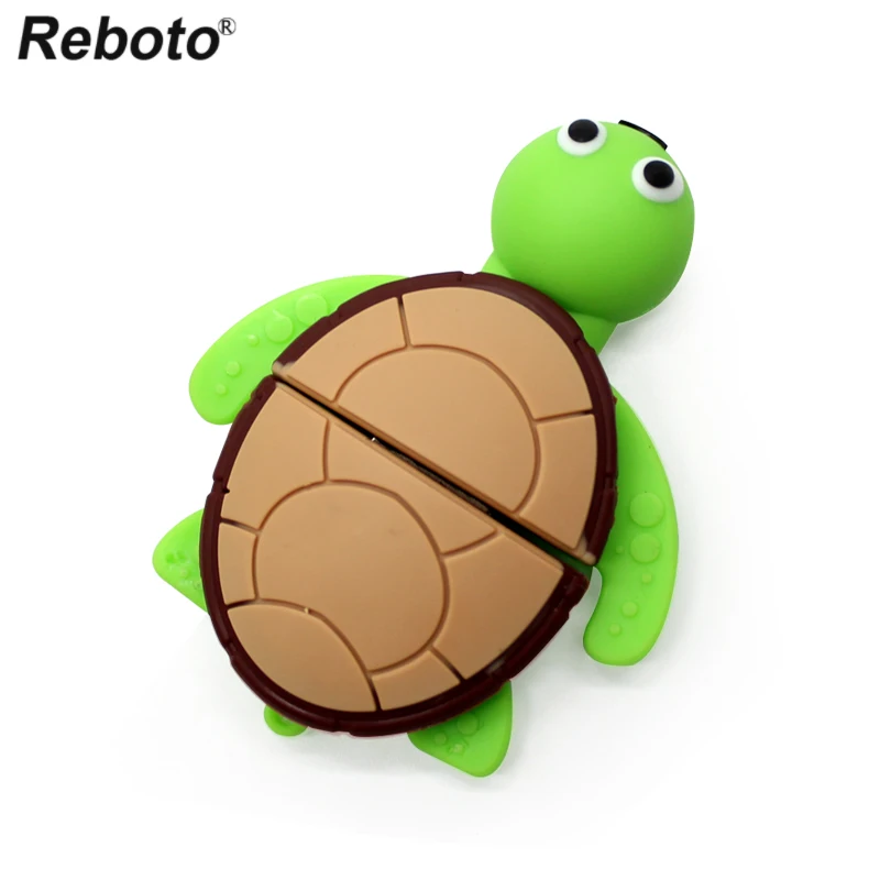 Флеш-накопитель Tortoise usb, 32 ГБ, 64 ГБ, флеш-накопитель, 4 ГБ, 8 ГБ, 16 ГБ, usb-флешка с изображением черепахи, флешка, мультипликационный диск u