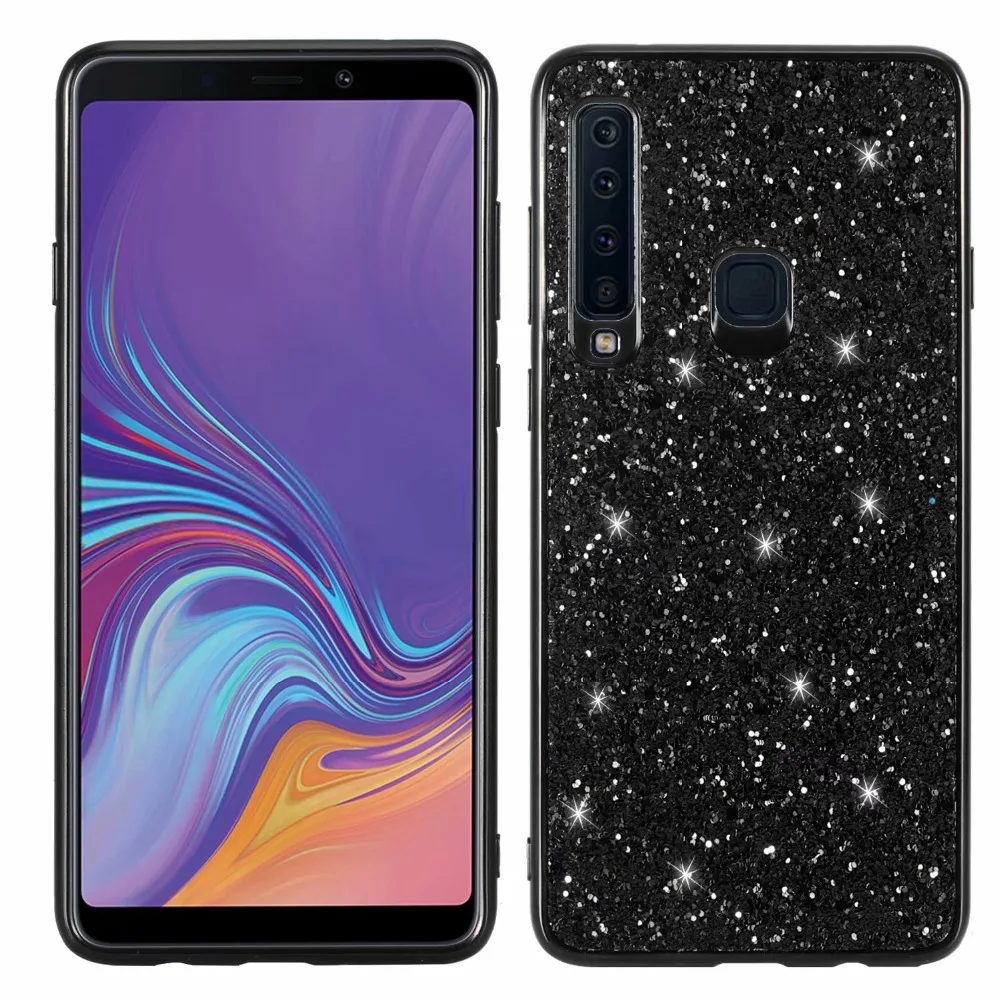 Блестящий Мягкий чехол с блестками для samsung Galaxy A9 чехол для samsung A9S/A9 Star Pro/A9200 A920F чехол