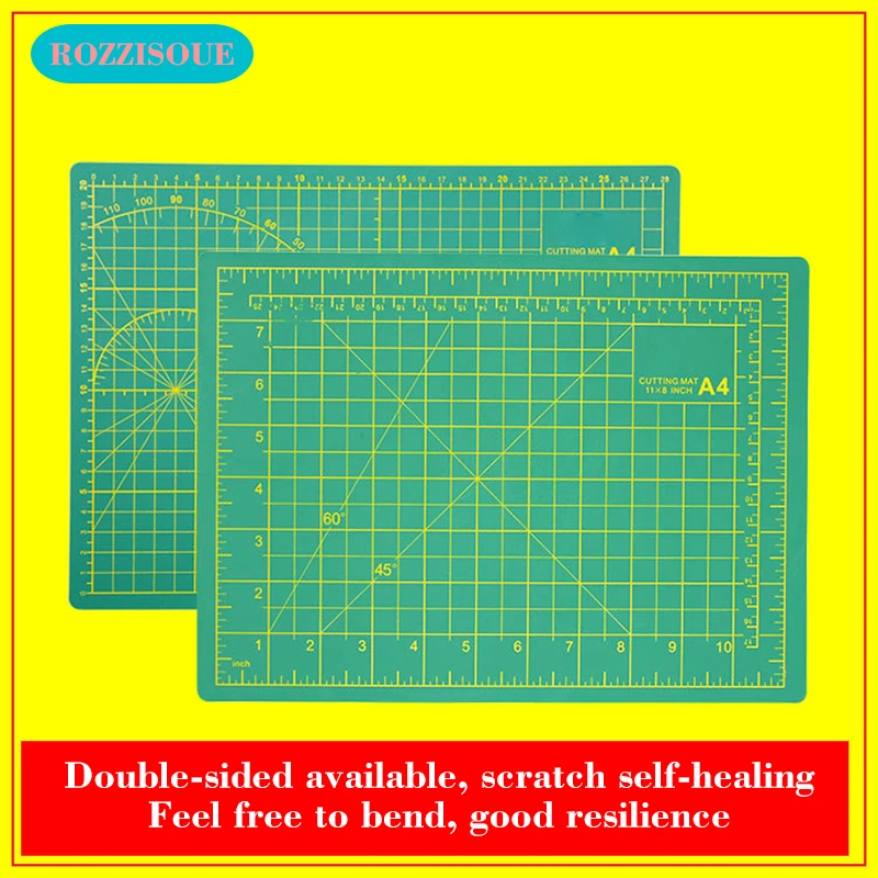 

Professional A4 Sewing Cutting Mats Double-sided Plate Design Engraving PVC Cutting Board Mat Patchwork Mat Pad Hand Tools 3pcs