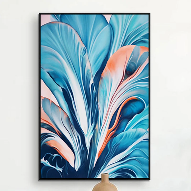 

100% Hand Painted Abstract Flowers Art Painting On Canvas Wall Art Wall Adornment Pictures Painting For Live Room Home Decor