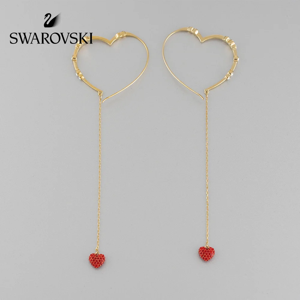 

Original Genuine Swarovski OXO cute Love modeling delicate fashion stud earrings romantic crystal ear ornament 5455568