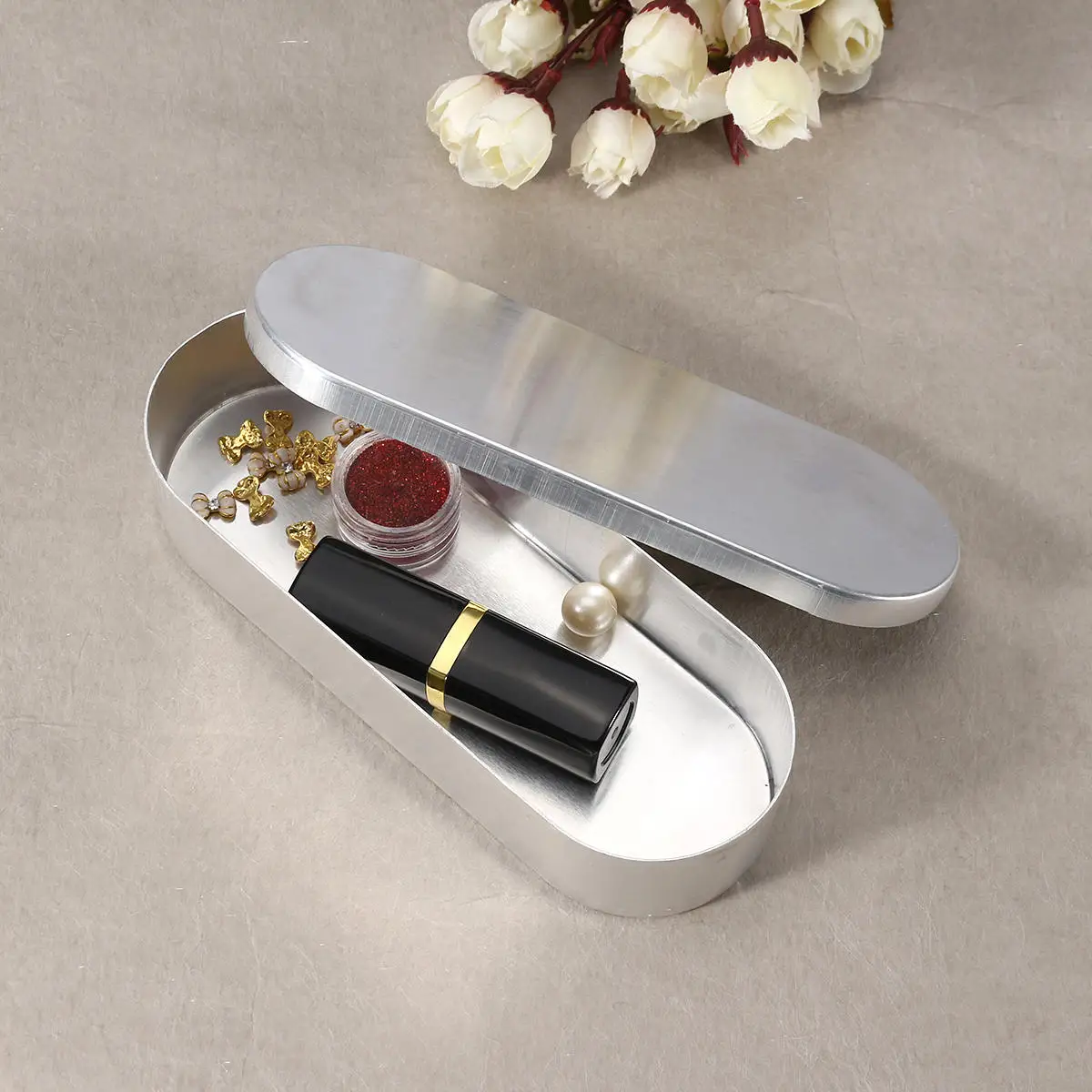 

Aluminium Acupuncture Box Medical Disinfection Box Storage Makeup Tattoo Tool Sterilized Needle Cotainer