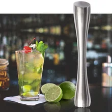 Простая Полезная из нержавеющей стали барный пестик Mojitos напиток Muddler Профессиональный бармен инструмент XH8Z