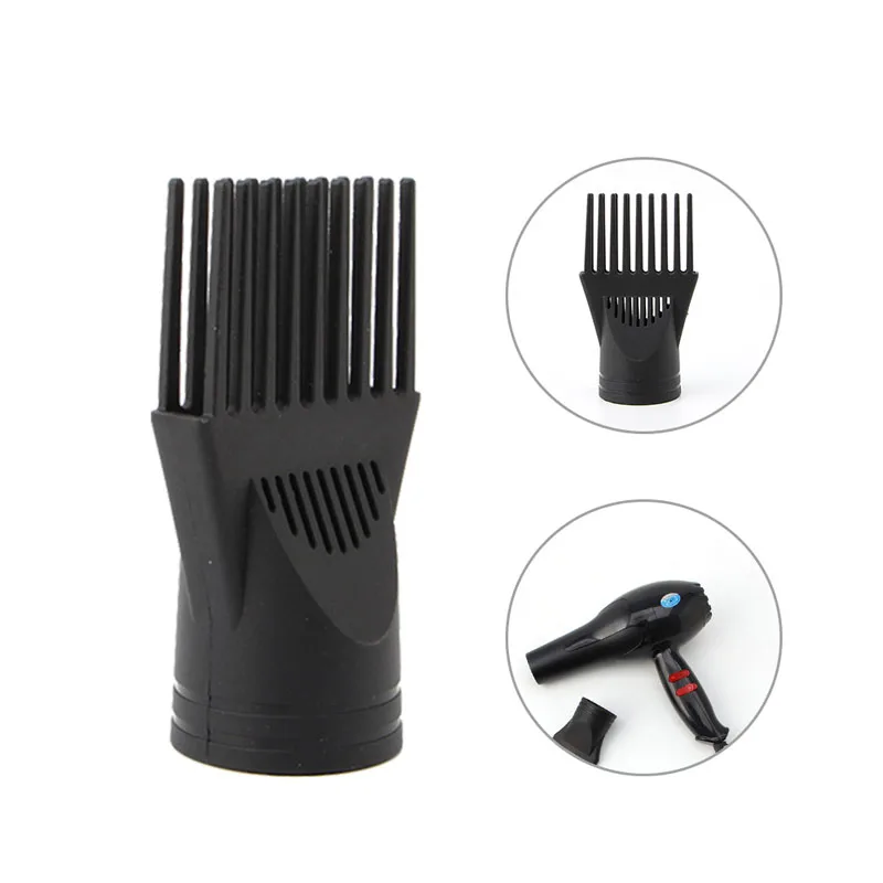 

Black Professional Hairdressing Salon Diffuser Blow Collecting Wind Comb Hot!