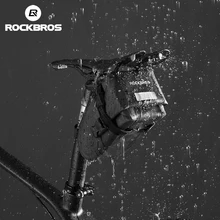 Rockbros Bike Bag Waterproof 840D Nylon MTB Road Bicycle Saddle Bag Rear Seat Seatpost Tail Bag Folding Cycling Bag Accessories