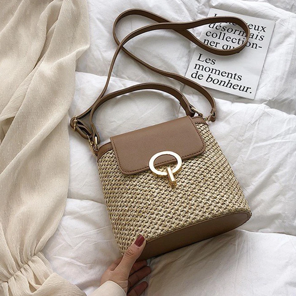Straw Bucket Bag (11)
