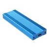 Синий Корпус NVME M.2 полностью алюминиевый корпус для жесткого диска чехол для мобильного жесткого диска Тип C 3,1 ASM2362 m.2 USB3.1 PCIE SSD TYPEC SSD M2 чехол - Цвет: Синий