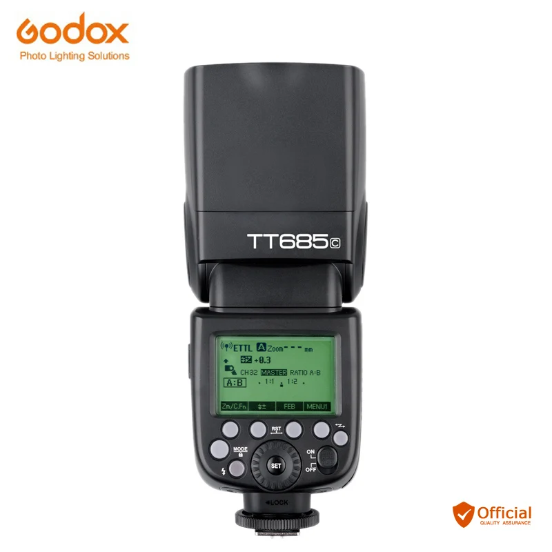 Godox TT685C speed lite 2,4G Беспроводная Высокоскоростная синхронизация внешнего ttl для Canon 1100D 1000D 7D 6D 60D 50D 600D 500D вспышка камеры