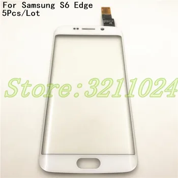 

5Pcs/Lot 5.1 inches Touch Screen Digitizer Glass For Samsung Galaxy S6 edge G925 G925F Repair parts free shipping