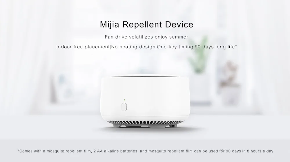 Xiaomi Mijia Mosquito Repellent Killer смарт-версия таймер для телефона с светодиодный подсветкой 90 дней работы в mihome AP