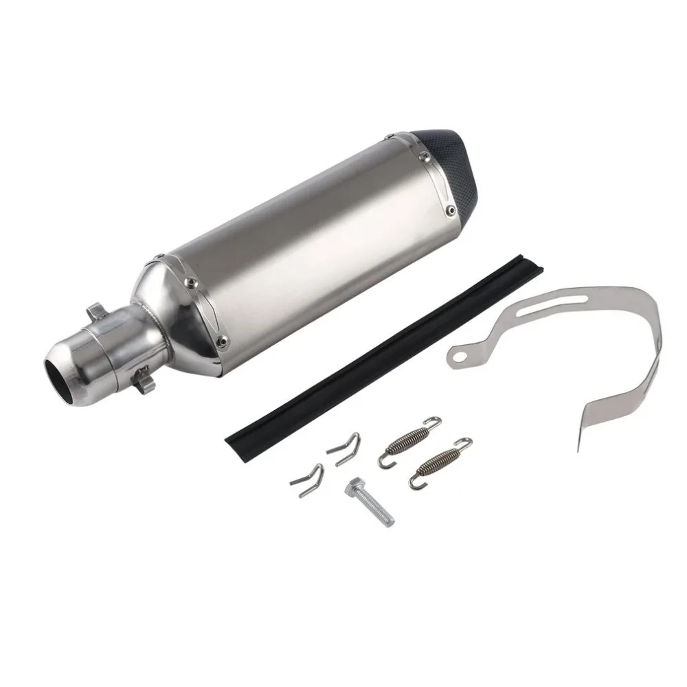 

Universal Motorcycle Exhaust Pipe Muffler Scooter Silencer 38-51MM Pipe with Removable DB Killer for Most Motorcycle Dirt Bike