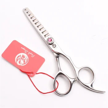 

6'' JP 440C Purple Dragon Thinning Scissors 10 Teeth Hairdressing Scissors Thinning Rate 40% Professional Hair Scissors Z2005-B